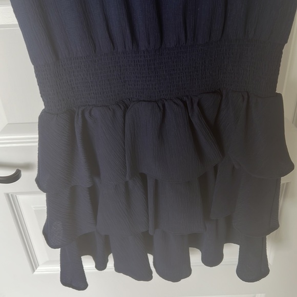 Michael Kors blue ruffle dress - Picture 2 of 2